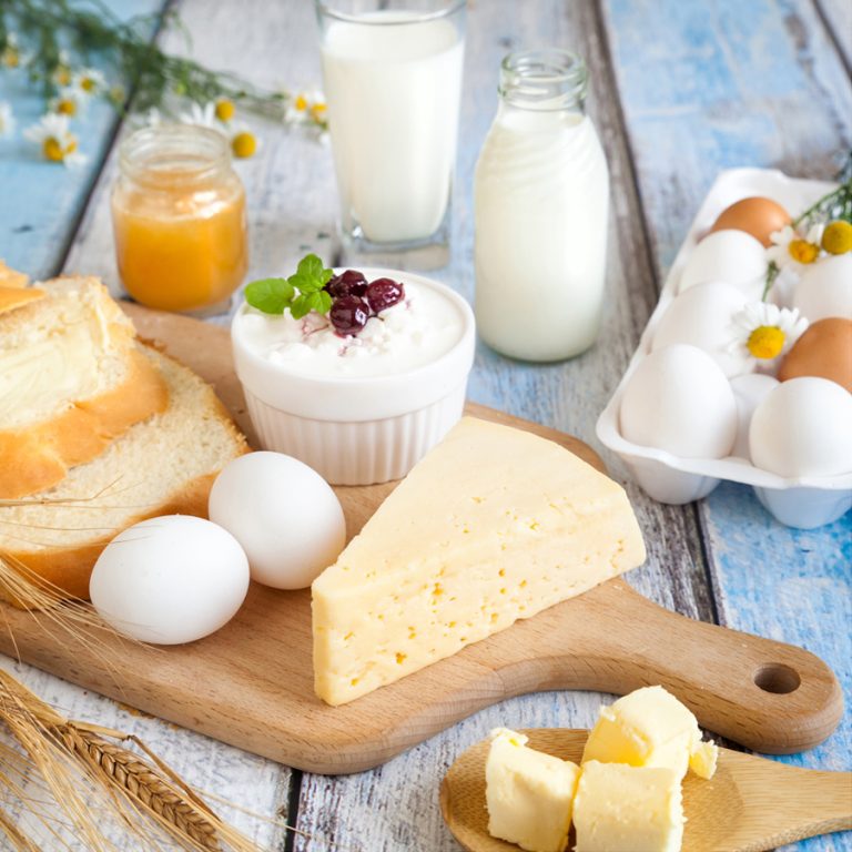 uova, latte e formaggi